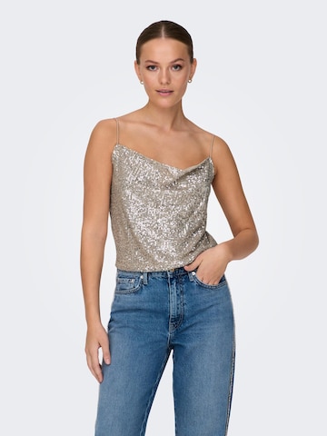 ONLY - Blusa 'ANA' en plata: frente