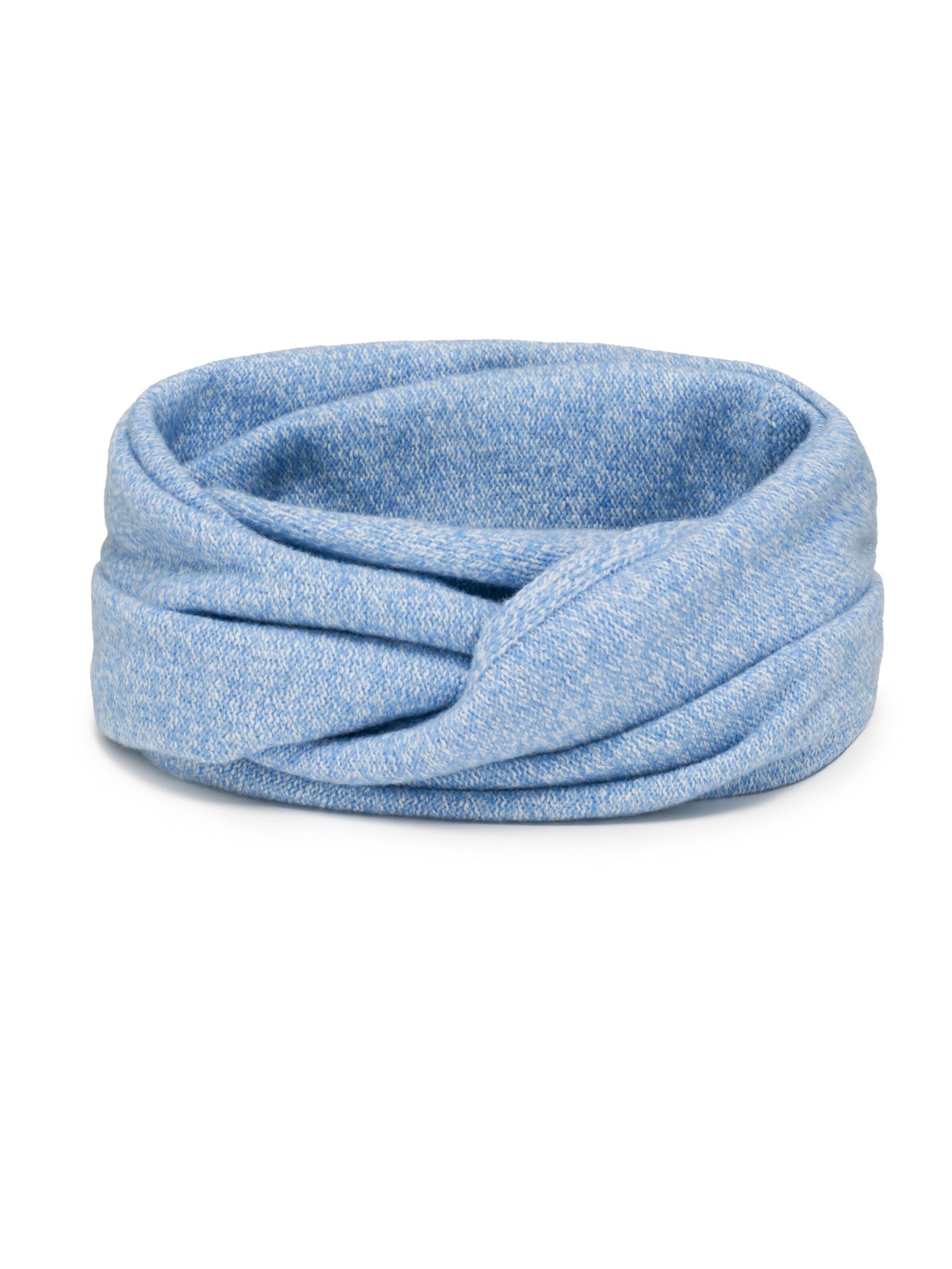 Vivisence Tunnelsjaal '7108' in Blauw: voorkant