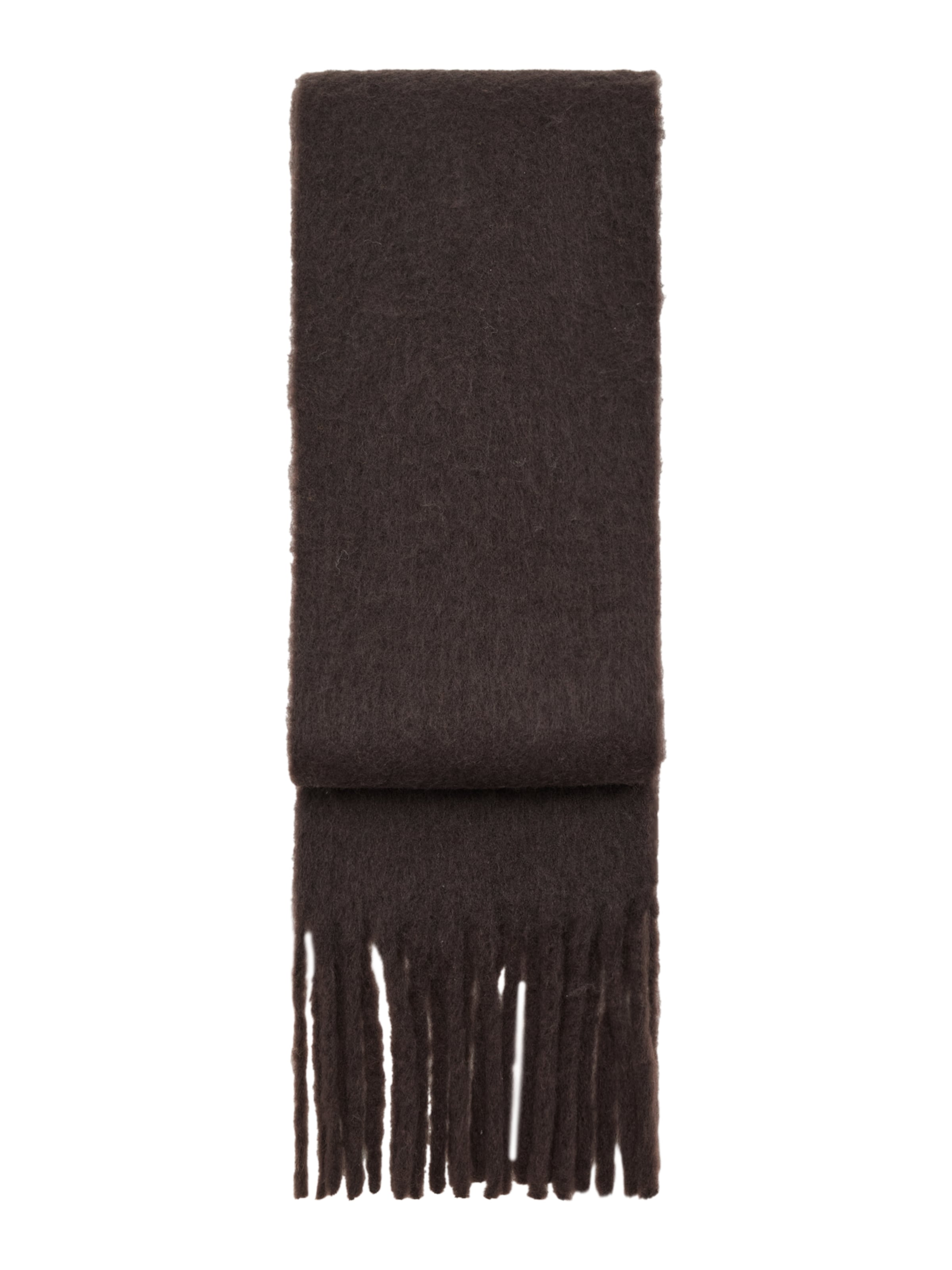 Écharpe 'OBERON' MANGO en marron : devant