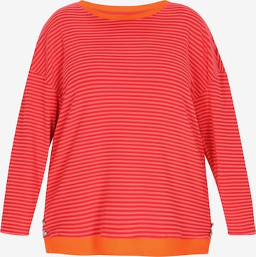 swirlyPulover - crvena boja: prednji dio