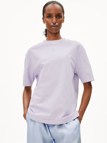 ARMEDANGELS Shirt in Lila: voorkant