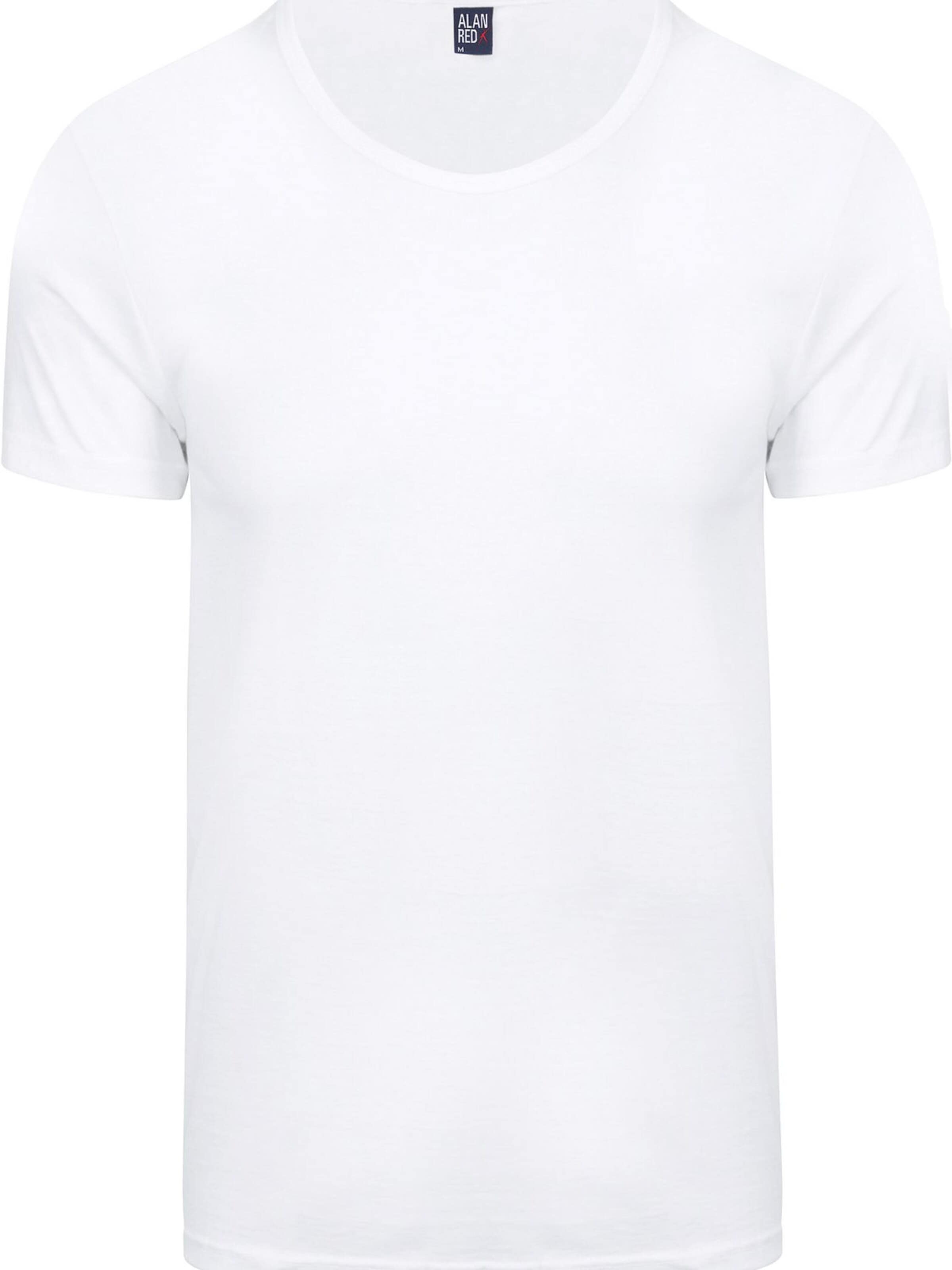 alan red Shirt 'James' in Wit: voorkant