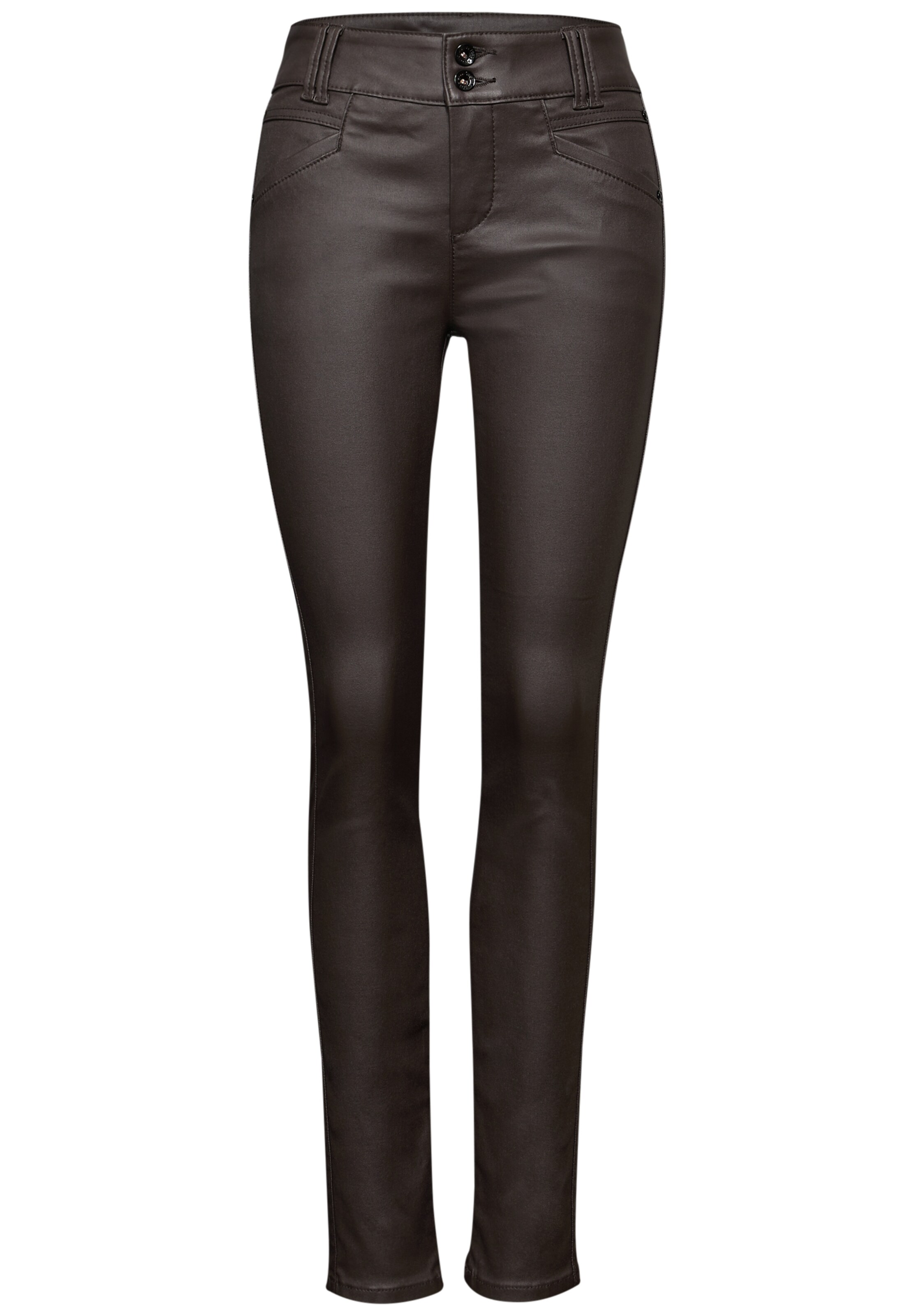 STREET ONE Pants in Brown: front