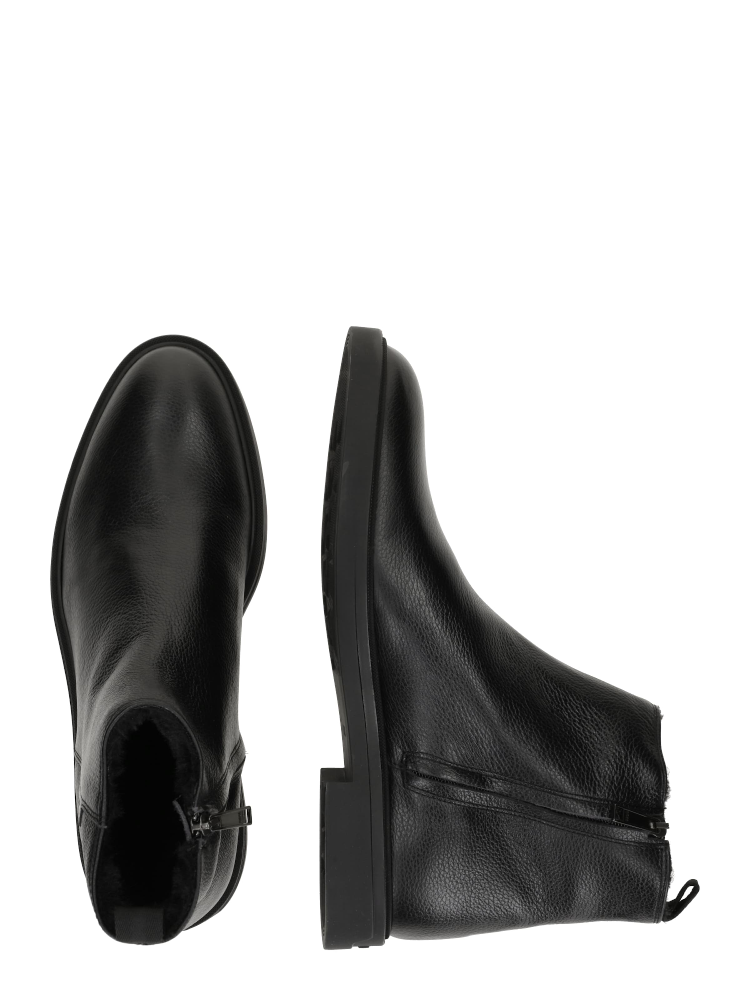 Botine 'Calev' de la BOSS pe negru