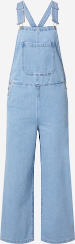 EDITED Wide leg Tuinbroek jeans 'Ally' in Blauw: voorkant