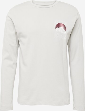 Key Largo Sweatshirt 'NEVADA ADVENTURE' in Grey: front