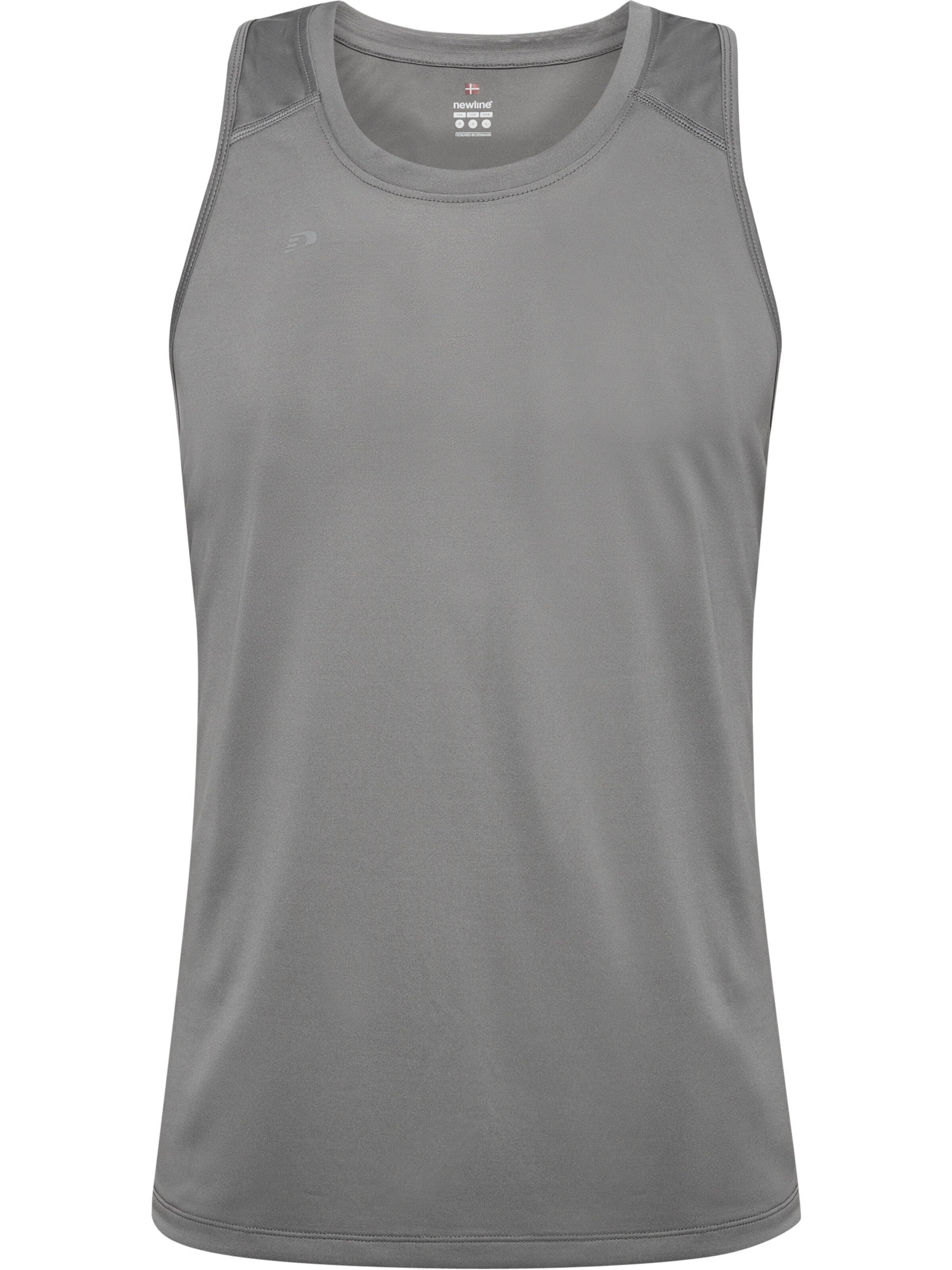 Newline Functioneel shirt 'BEAT SINGLET' in Grijs: voorkant