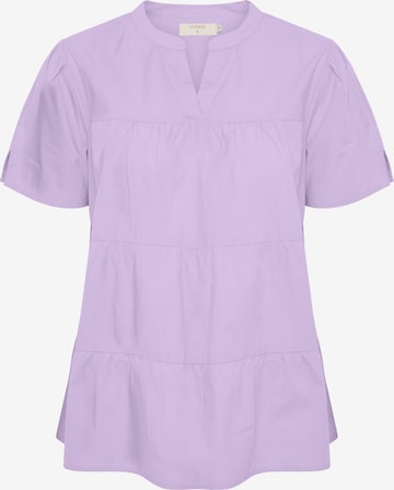 Cream - Blusa 'Malinka' em roxo: frente