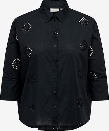 ONLY Carmakoma Blouse in Black: front