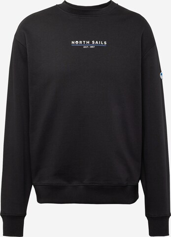 Felpa di North Sails in nero: frontale