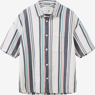 TOM TAILOR DENIM Paita värissä laivastonsininen / jade / vaaleanpunainen / valkoinen, Tuotenäkymä