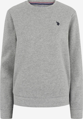 Sweat-shirt 'Adele' U.S. POLO ASSN. en gris : devant