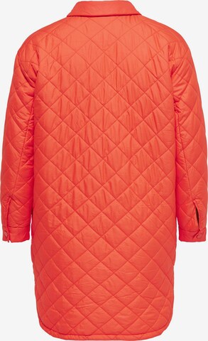 ONLY Carmakoma Демисезонное пальто 'New Tanzia' в Оранжевый
