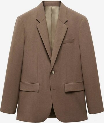 MANGO MAN Regular fit Suit Jacket 'Panarea' in Brown: front