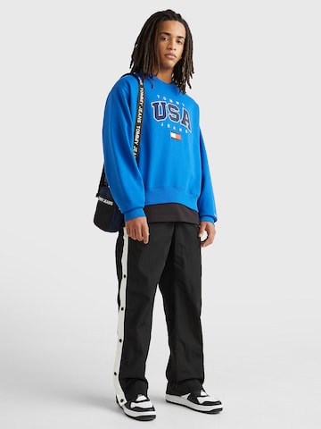 Tommy Jeans Sweatshirt 'Usa' in Blauw