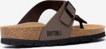 Tongs 'Mercure' Bayton en marron