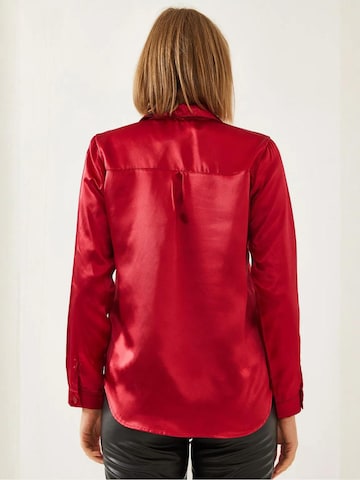 Camicia da donna di Bianco Lucci in rosso