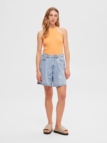 SELECTED FEMME Top 'Analipa' in Oranje