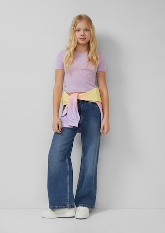 s.Oliver Shirt in Lila: voorkant