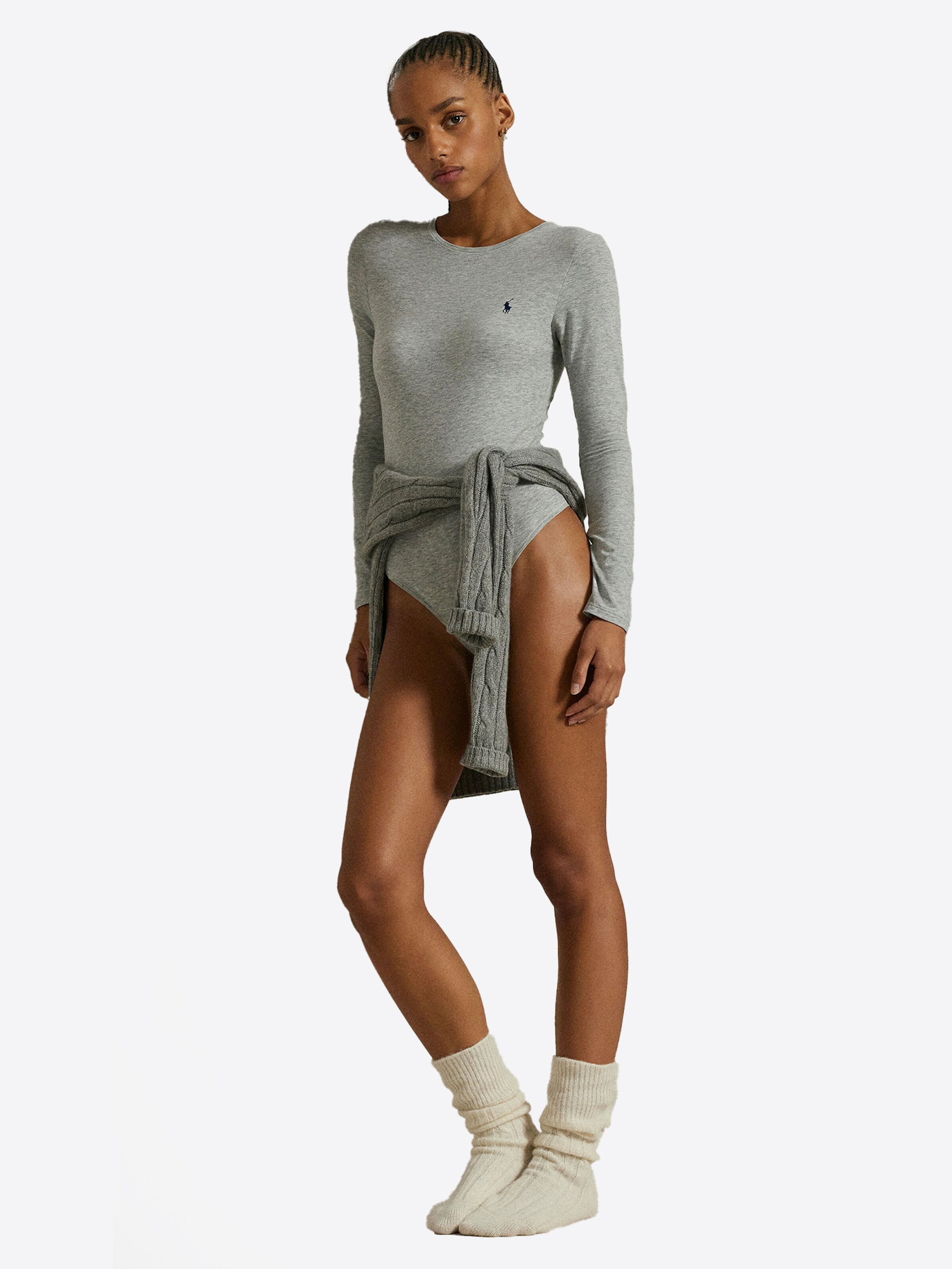 Body ' Club Cotton ' Polo Ralph Lauren en gris