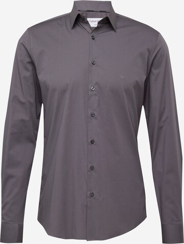 Calvin Klein Рубашка в Серый: спереди