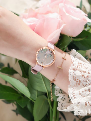 Victoria Hyde Analoog horloge 'Forest Fairy Tales' in Roze