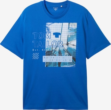 TOM TAILOR Men + T-Shirt in Blau: predná strana