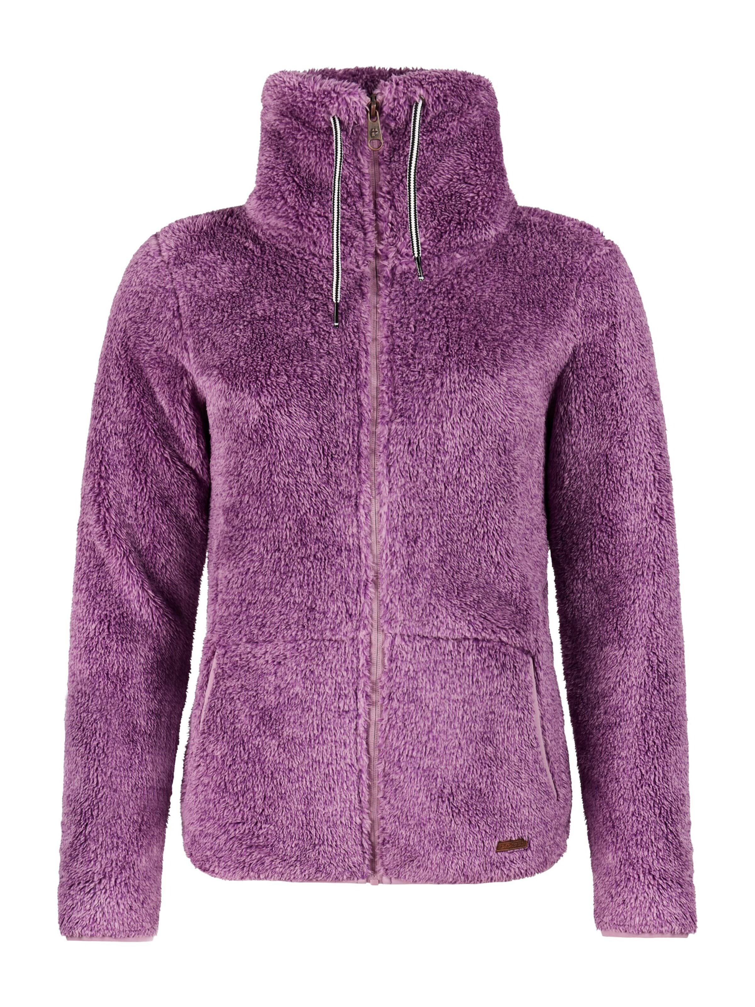 PROTEST Fleecejacke 'RIRI'‌‌‌‌‌‌ in Lila: Vorderseite