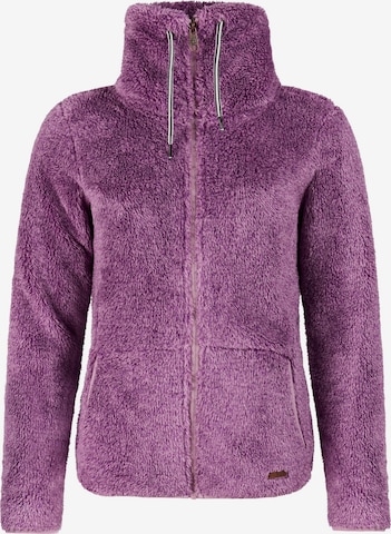 PROTEST Fleecejacke 'RIRI' in Lila: Vorderseite