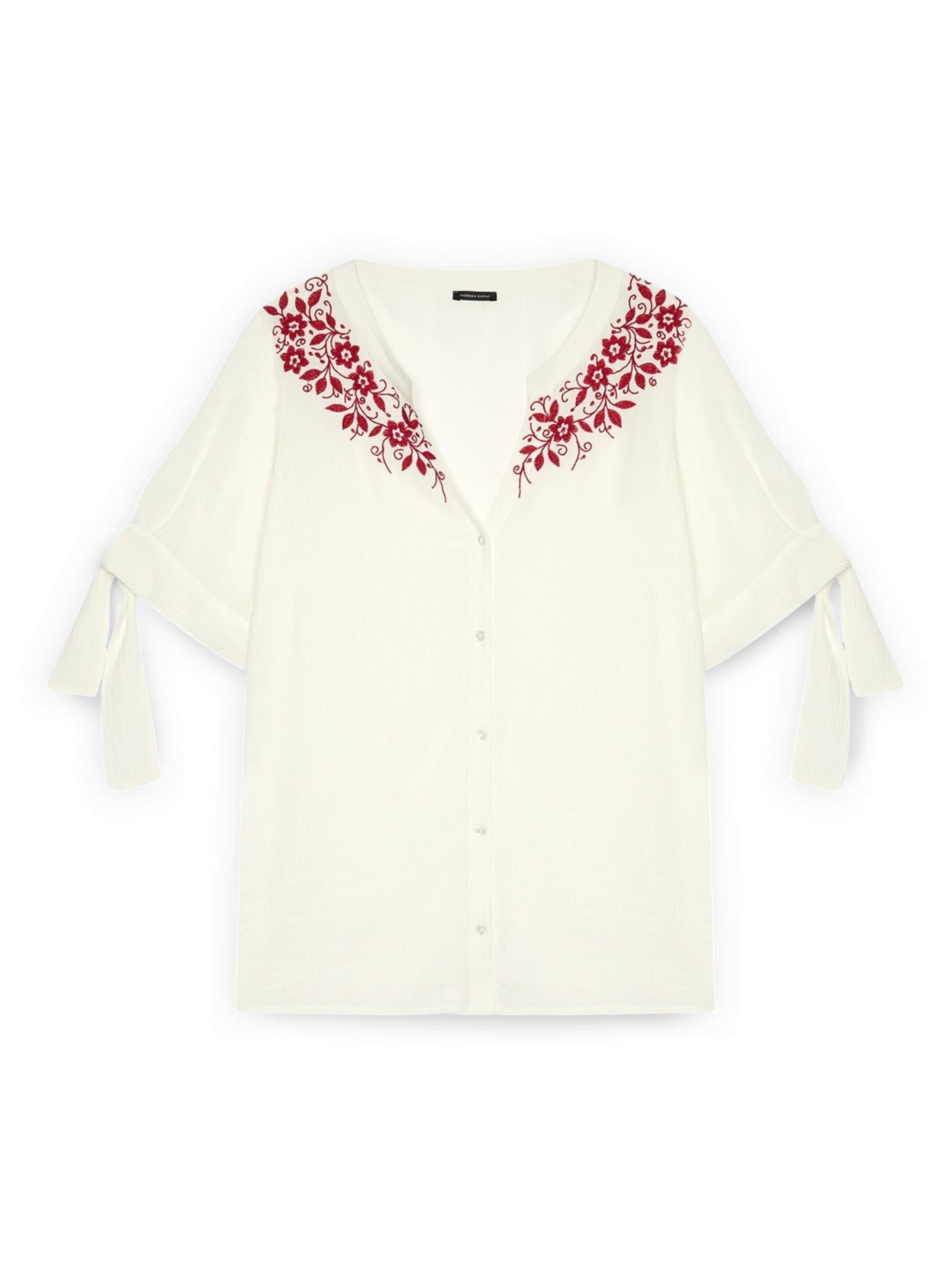 Fiorella Rubino Blouse in White: front