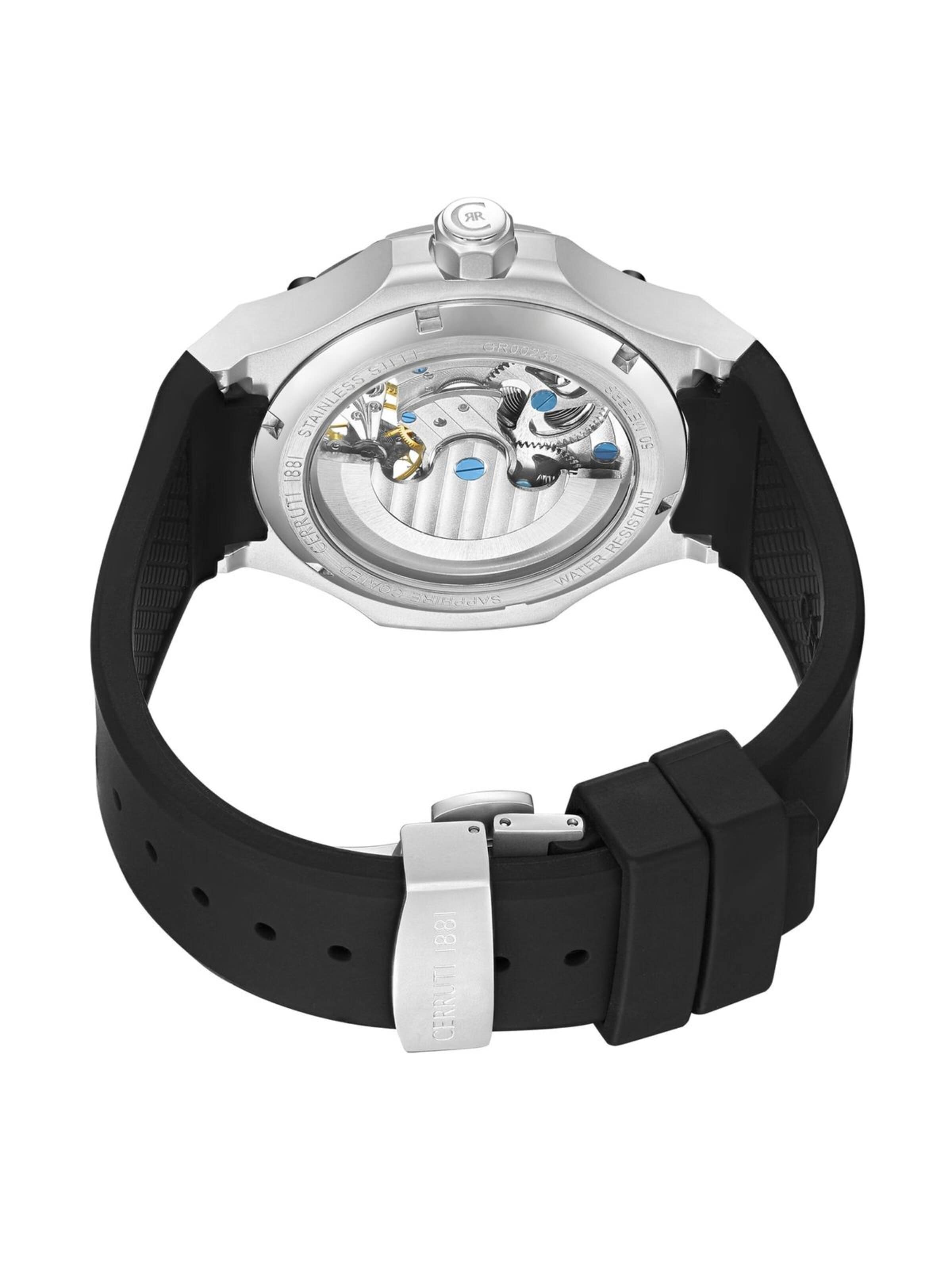 Montre à affichage analogique CERRUTI 1881 en argent