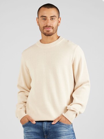 Pullover 'Gary' di Les Deux in beige: frontale