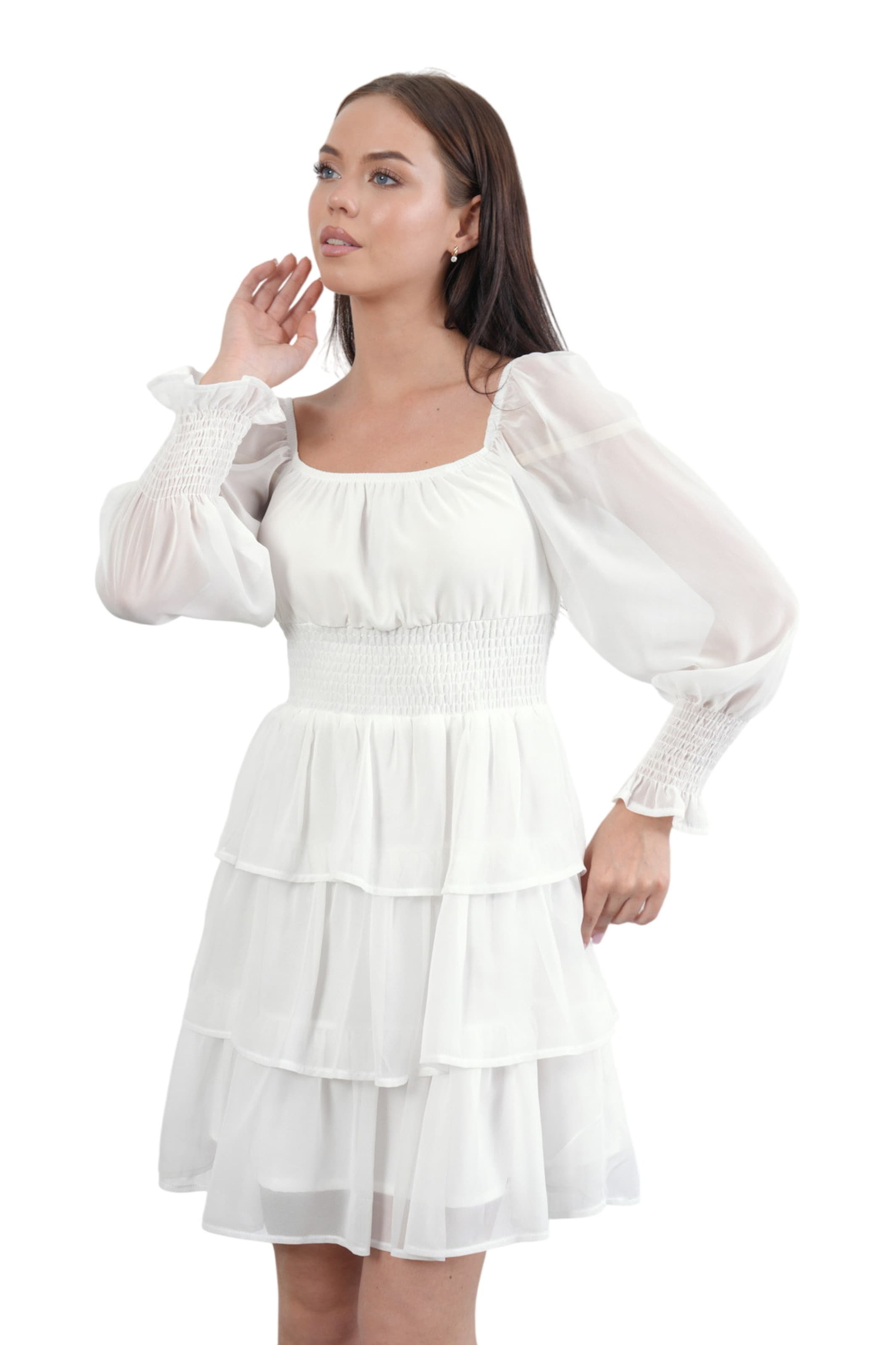 WOMAN VISION Kleid in Weiß