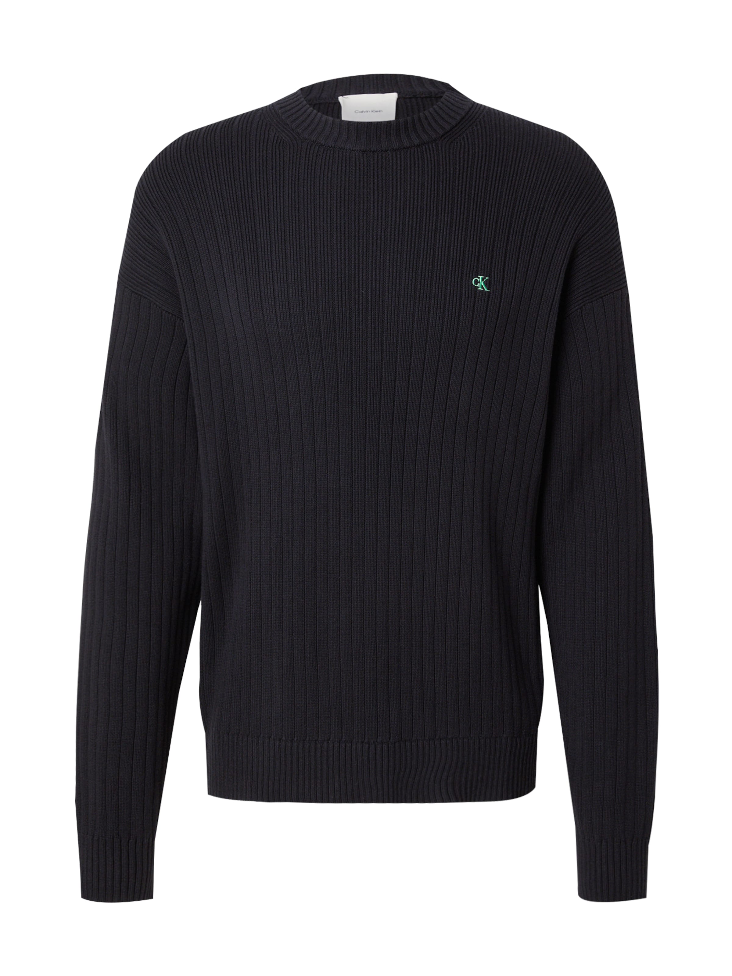 Calvin Klein Jeans Πουλόβερ σε μαύρο: μπροστά