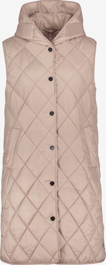 Amber & June Steppweste mit Kapuze in beige, Produktansicht