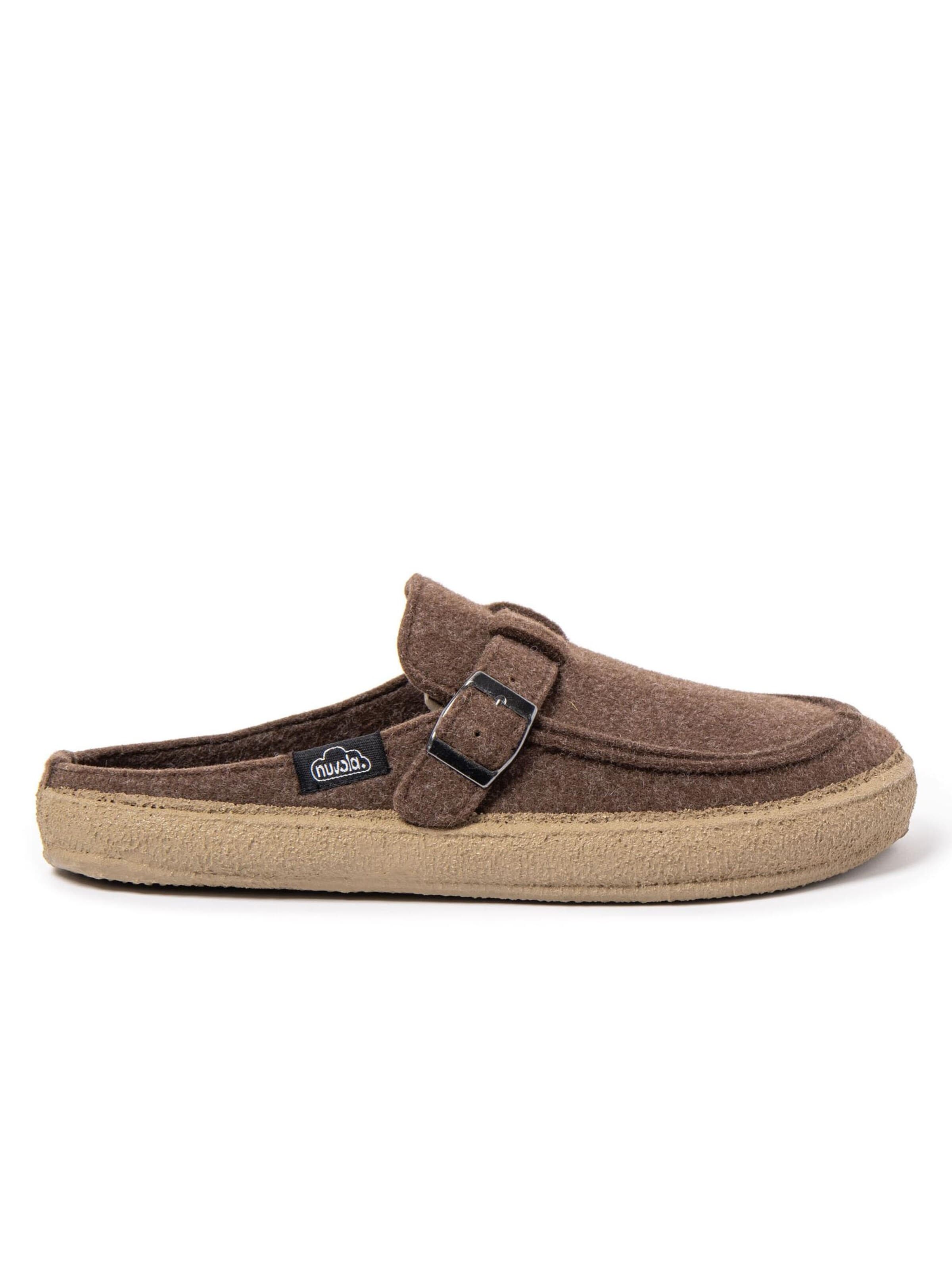 Pantoufle 'Zueco Clay' Nuvola. en marron