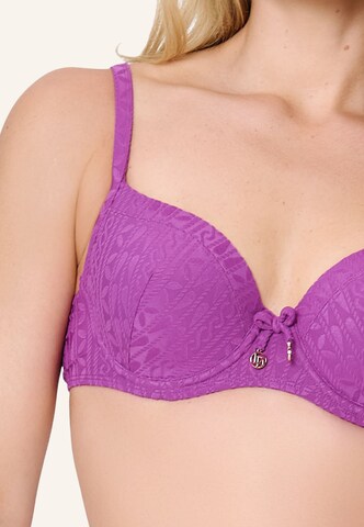 LingaDore T-shirt Bikini top in Purple