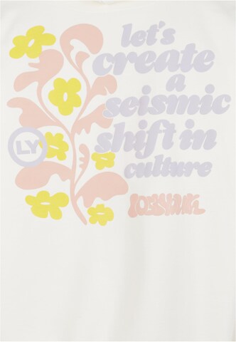 Lost Youth Sweatshirt 'Flowers' in White