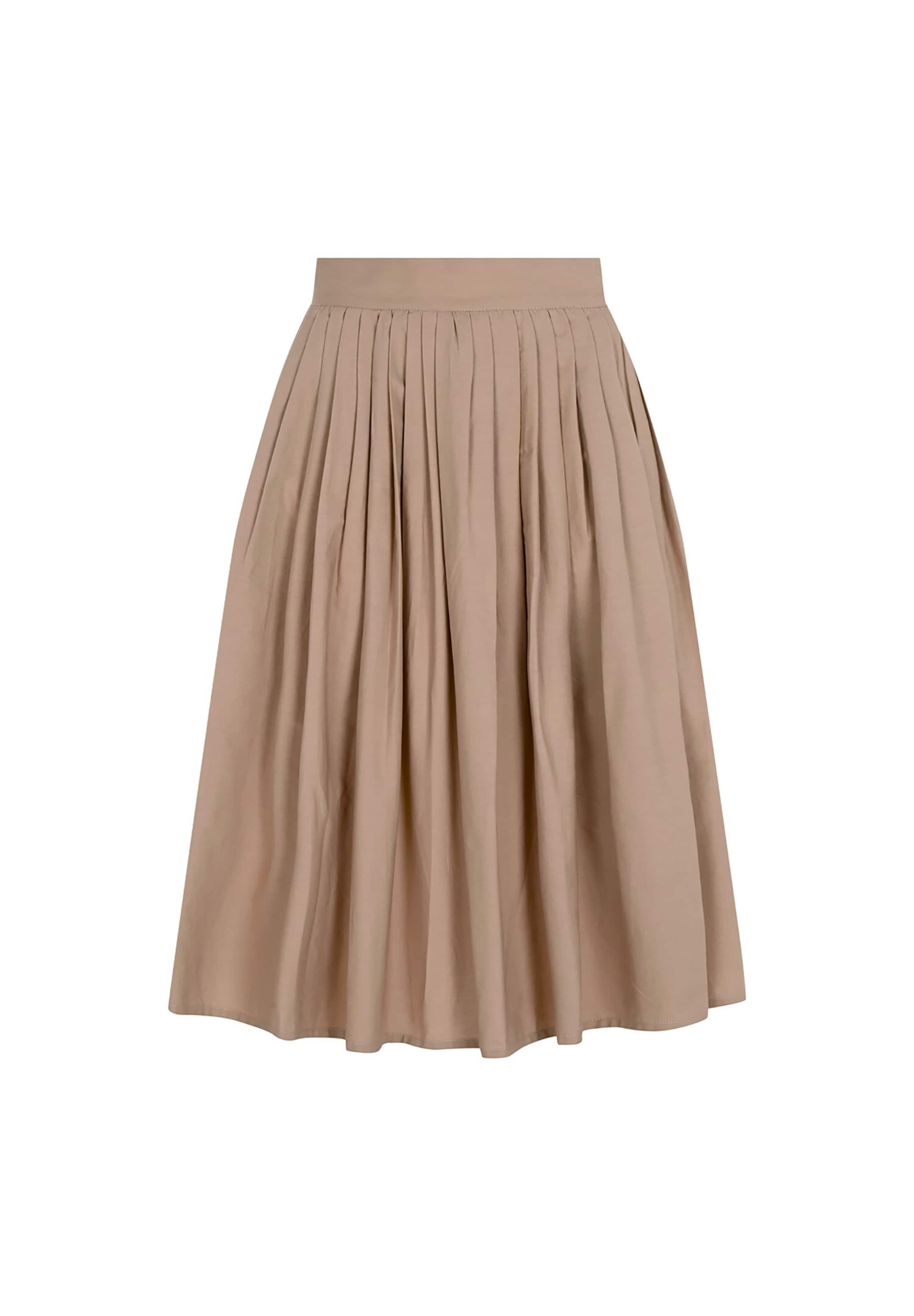 FRESHLIONS Rok 'Seraphina' in Beige: voorkant
