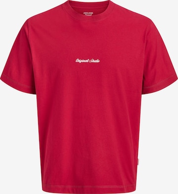 T-Shirt JACK & JONES en rouge : devant