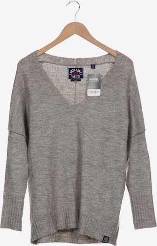 Superdry Sweater & Cardigan in S in Grey: front