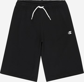 Pantaloni sport de la Champion Authentic Athletic Apparel pe negru: față