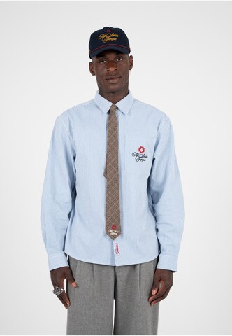 Prohibited Regular fit Overhemd 'The Swiss Yuppie' in Blauw: voorkant