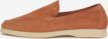 Boggi Milano Moccasins 'Suede' in Brown: front