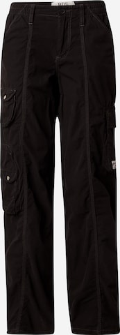BDG Urban Outfitters Avar lõige Klapptaskutega püksid, värv must: eest vaates
