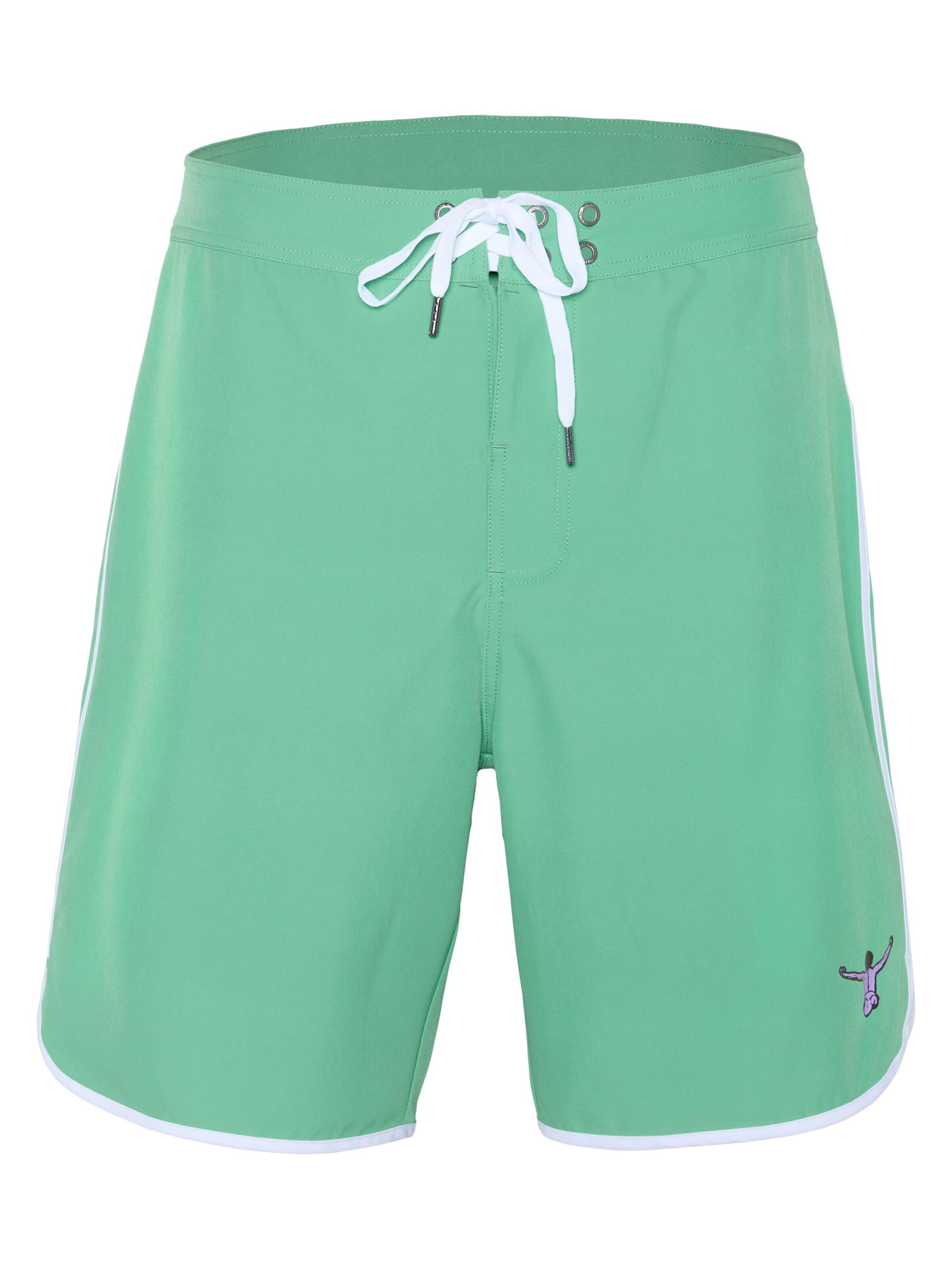 CHIEMSEE Athletic Swim Trunks in Green, Item view