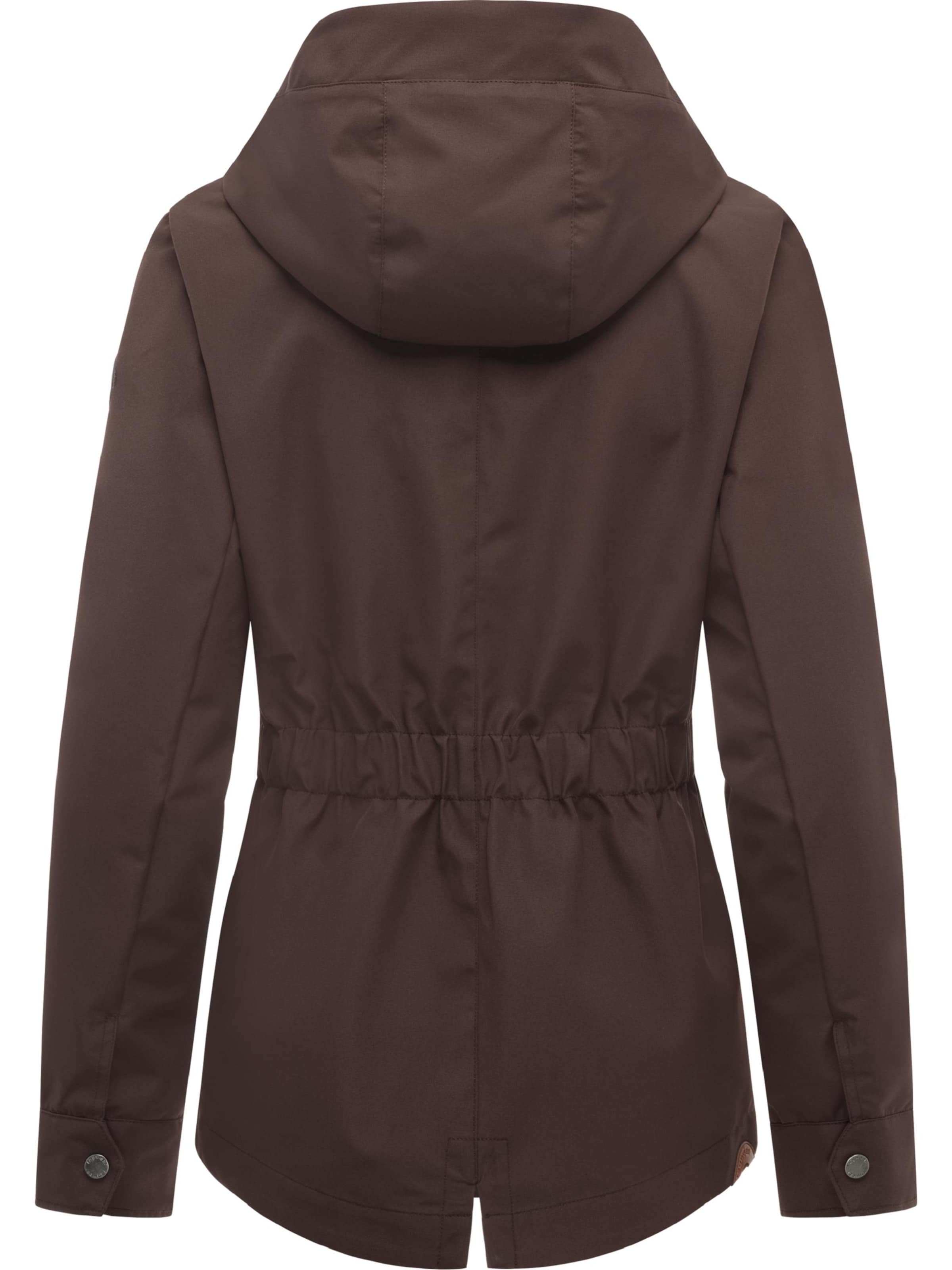 Ragwear Weatherproof jacket 'Monadde' in Brown
