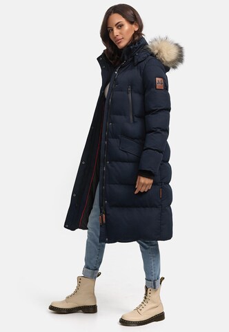 MARIKOO - Abrigo de invierno 'Schneesternchen' en azul