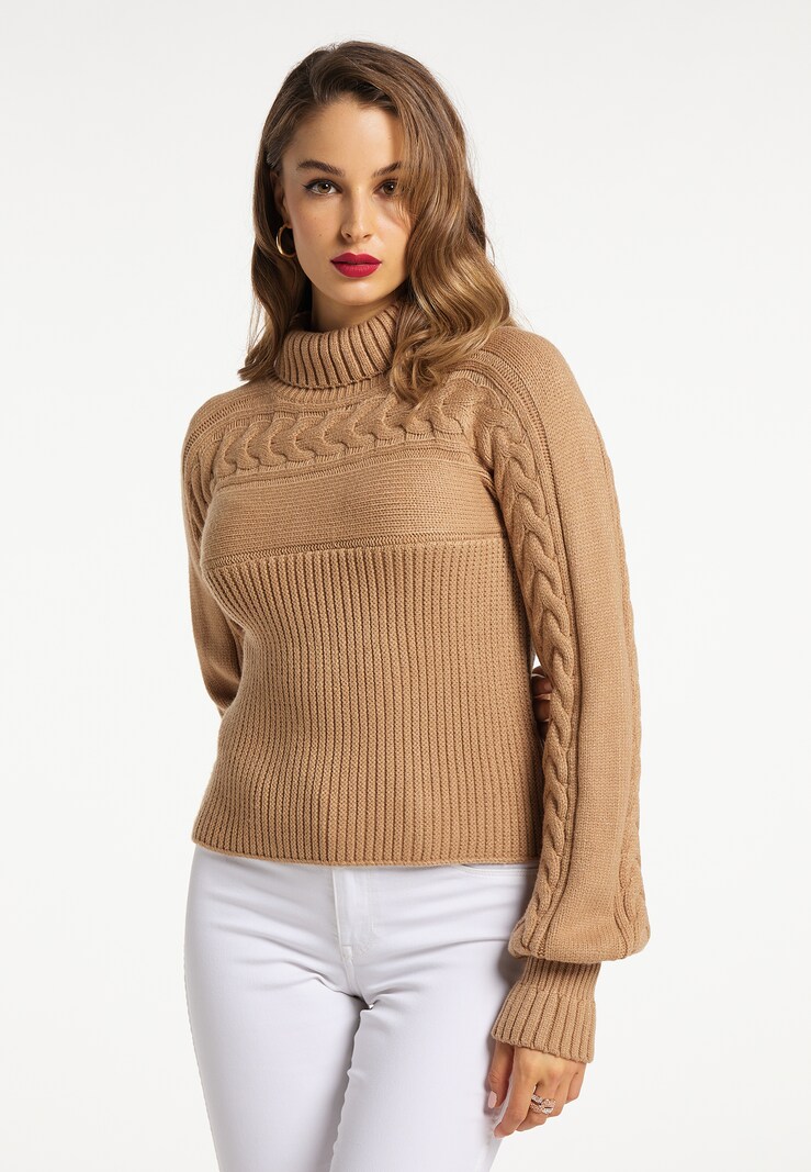 Knitwear faina Fine-knit sweaters Light Brown
