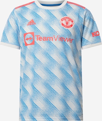 Maillot 'Manchester United 21/22' ADIDAS PERFORMANCE en blanc : devant